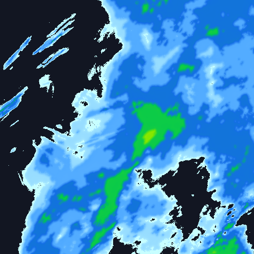 Météo-France, lame d’eau horaire