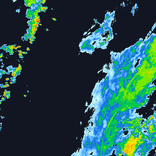Radar allemand, orages d’été
